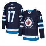 Maillot Hockey Winnipeg Jets Adam Lowry Authentique Domicile Bleu