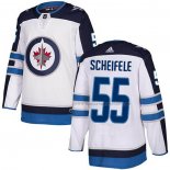 Maillot Hockey Winnipeg Jets Mark Scheifele Road Authentique Blanc