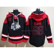 Veste a Capuche Chicago Blackhawks Patrick Kane Noir