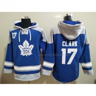 Veste a Capuche Toronto Maple Leafs Wendel Clarke Bleu