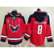 Veste a Capuche Washington Capitals Alexander Ovechkin Rouge