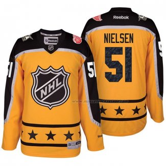 Maillot Hockey 2017 All Star Detroit Red Wings Frans Nielsen Jaune