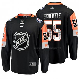 Maillot Hockey 2018 All Star Winnipeg Jets Mark Scheifele Noir