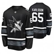 Maillot Hockey 2019 All Star San Jose Sharks Erik Karlsson Noir