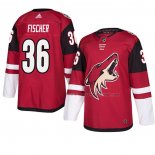 Maillot Hockey Arizona Coyotes Christian Fischer Authentique Domicile Maroon