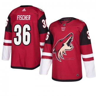 Maillot Hockey Arizona Coyotes Christian Fischer Authentique Domicile Maroon