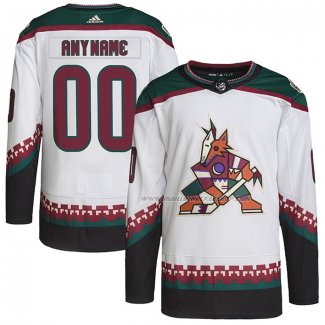 Maillot Hockey Arizona Coyotes Personnalise Authentique Pro Blanc