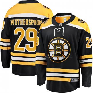 Maillot Hockey Boston Bruins Parker Wotherspoon Domicile Premier Breakaway Noir