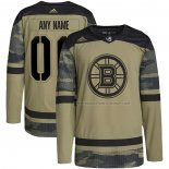 Maillot Hockey Boston Bruins Personnalise Military Appreciation Team Authentique Practice Camouflage