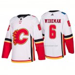 Maillot Hockey Calgary Flames Dennis Wideman Exterieur Premier 2017-2018 Blanc