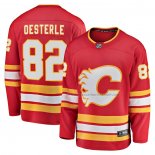Maillot Hockey Calgary Flames Jordan Oesterle Domicile Breakaway Rouge
