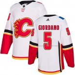 Maillot Hockey Calgary Flames Mark Giordano Road Authentique Blanc