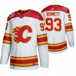 Maillot Hockey Calgary Flames Sam Bennett 2019 Heritage Classic Authentique Blanc