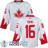 Maillot Hockey Canada Jonathan Toews 2016 World Cup Blanc