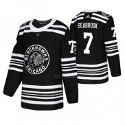 Maillot Hockey Chicago Blackhawks Brent Seabrook 2019 Winter Classic Noir