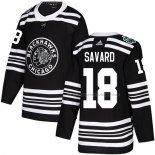 Maillot Hockey Chicago Blackhawks Denis Savard Authentique 2019 Winter Classic Noir