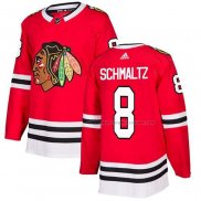 Maillot Hockey Chicago Blackhawks Nick Schmaltz Domicile Authentique Rouge