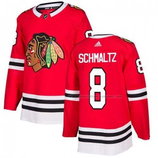 Maillot Hockey Chicago Blackhawks Nick Schmaltz Domicile Authentique Rouge