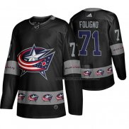 Maillot Hockey Columbus Blue Jackets Nick Foligno Breakaway Noir