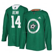 Maillot Hockey Dallas Stars Jamie Benn New Season Practice Vert