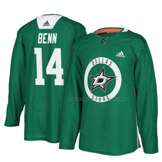 Maillot Hockey Dallas Stars Jamie Benn New Season Practice Vert