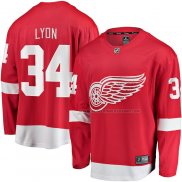 Maillot Hockey Detroit Red Wings Alex Lyon Domicile Breakaway Rouge