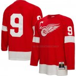 Maillot Hockey Detroit Red Wings Gordie Howe Mitchell & Ness Big & Tall 1960 Blue Line Rouge