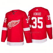 Maillot Hockey Detroit Red Wings Jimmy Howard New Outfitted 2018 Rouge