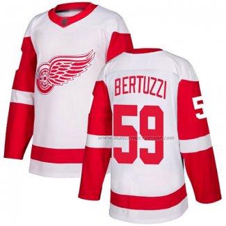 Maillot Hockey Detroit Red Wings Tyler Bertuzzi Road Authentique Blanc