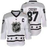 Maillot Hockey Enfant 2017 All Star Pittsburgh Penguins Sidney Crosby Blanc