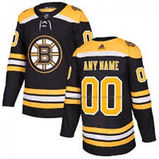 Maillot Hockey Enfant Boston Bruins Personnalise Domicile Noir