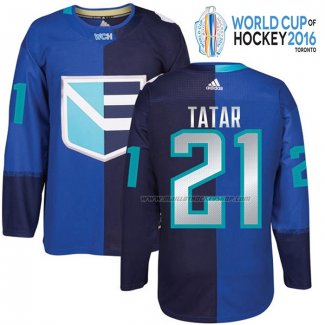 Maillot Hockey Europa Tomas Tatar Premier 2016 World Cup Bleu