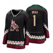 Maillot Hockey Femme Arizona Coyotes Hunter Miska Heritage Alterner Breakaway Noir