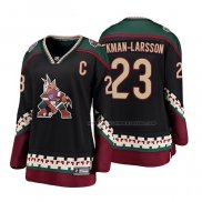 Maillot Hockey Femme Arizona Coyotes Oliver Ekman Larsson Heritage Alterner Breakaway Noir