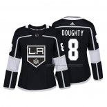 Maillot Hockey Femme Los Angeles Kings Drew Doughty Authentique Joueur Noir