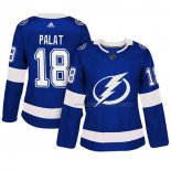 Maillot Hockey Femme Tampa Bay Lightning Ondrej Palat Authentique Joueur Bleu