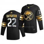 Maillot Hockey Golden Edition Buffalo Sabres Brandon Davidson Limited Authentique 2020-21 Noir