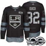 Maillot Hockey Los Angeles Kings Jonathan Quick 1917-2017 100th Anniversaire Noir