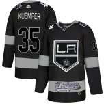 Maillot Hockey Los Angeles Kings Kuemper City Joint Name Stitched Noir