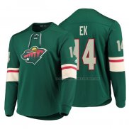 Maillot Hockey Minnesota Wild Joel Eriksson Ek Platinum Vert