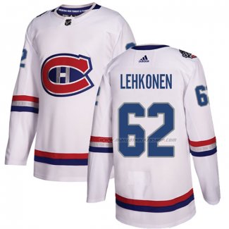 Maillot Hockey Montreal Canadiens Artturi Lehkonen Authentique 2017 100 Classic Blanc