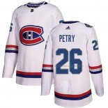Maillot Hockey Montreal Canadiens Jeff Petry Authentique 2017 100 Classic Blanc