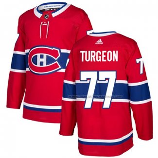 Maillot Hockey Montreal Canadiens Pierre Turgeon Domicile Authentique Rouge