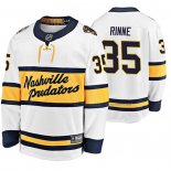 Maillot Hockey Nashville Predators Pekka Rinne Breakaway Joueur 2020 Winter Classic Blanc