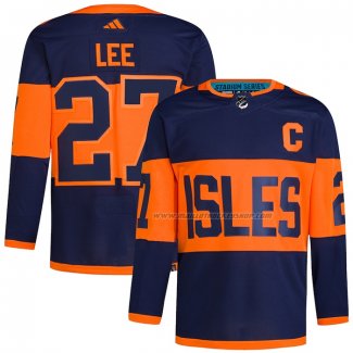 Maillot Hockey New York Islanders Anders Lee 2024 NHL Stadium Series Primegreen Authentique Bleu