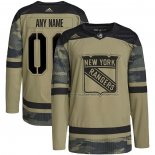 Maillot Hockey New York Rangers Personnalise Military Appreciation Team Authentique Practice Camouflage