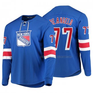 Maillot Hockey New York Rangers Tony Deangelo Platinum Bleu