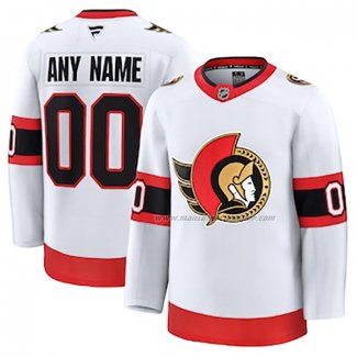 Maillot Hockey Ottawa Senators Exterieur Personnalise Blanc