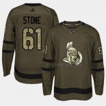 Maillot Hockey Ottawa Senators Mark Stone 2018 Salute To Service Vert Militar