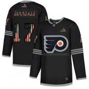 Maillot Hockey Philadelphia Flyers Wayne Simmonds 2020 USA Flag Noir